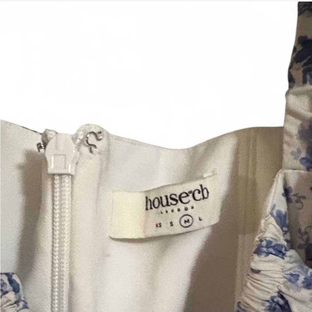 House of CB Tallulah Floral Midi Dress Size Medium - Picture 4 of 8